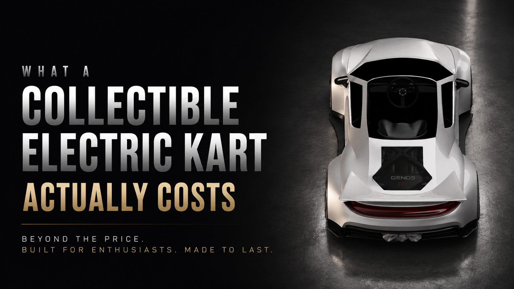 What a Collectible Electric Kart Actually Costs